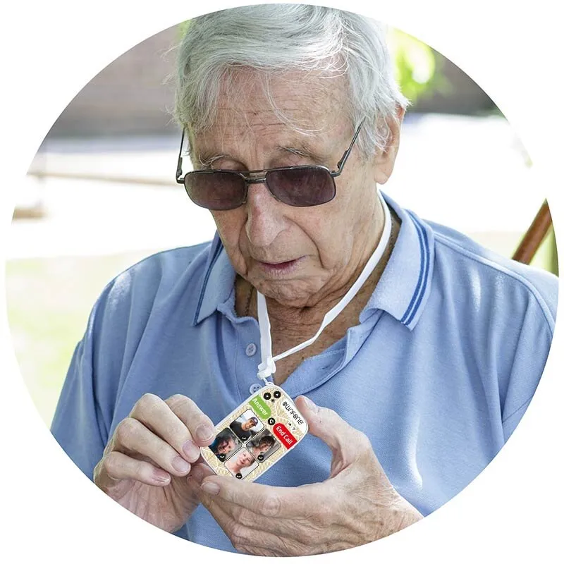 Older man using a personalised OwnFone